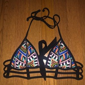 Victoria’s Secret PINK Triangle Caged Bikini Top